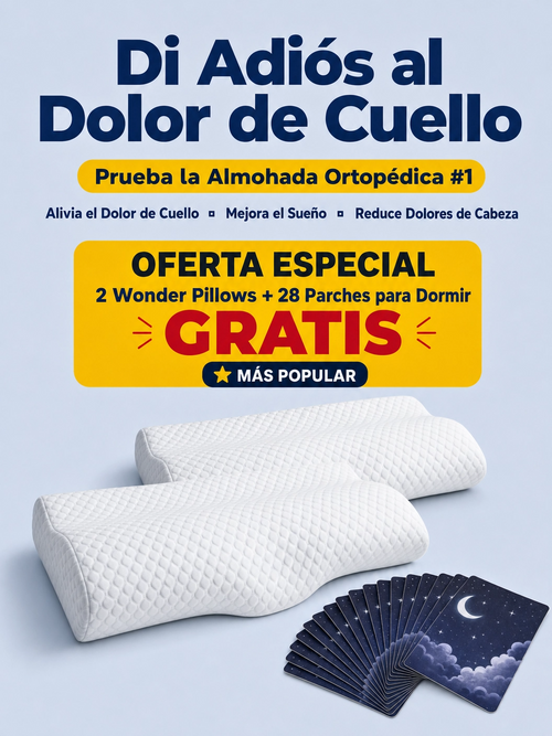 Wonder Pillow - Almohada Ortopédica Sin Dolor