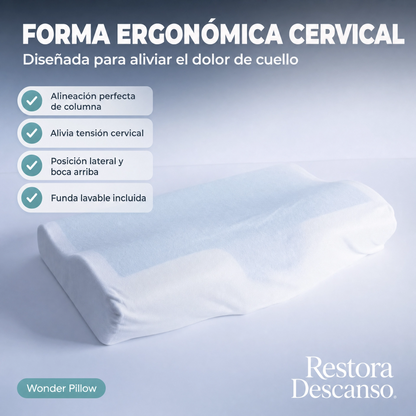 Wonder Pillow - Almohada Ortopédica Sin Dolor