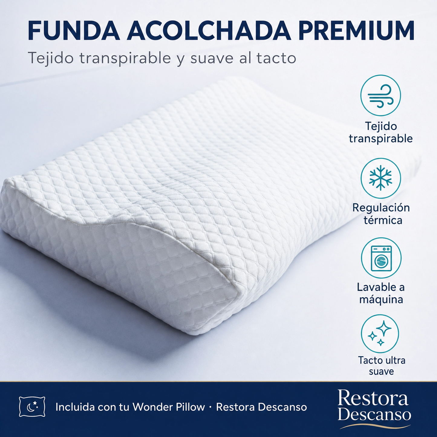 Wonder Pillow - Almohada Ortopédica Sin Dolor